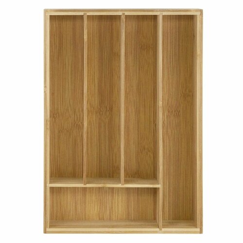 Лоток для столовых приборов 33 см х 23 см х 5 см бамбук 1650₽