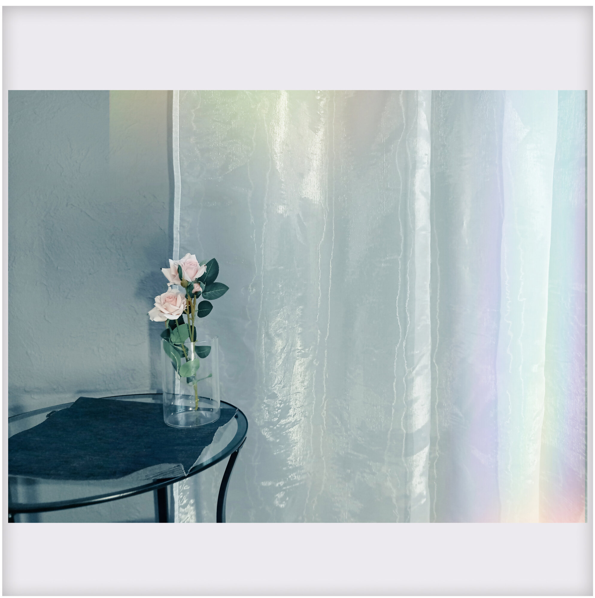 фото Тюль органза, цвет белый, ширина 290 см, высота 260 см.