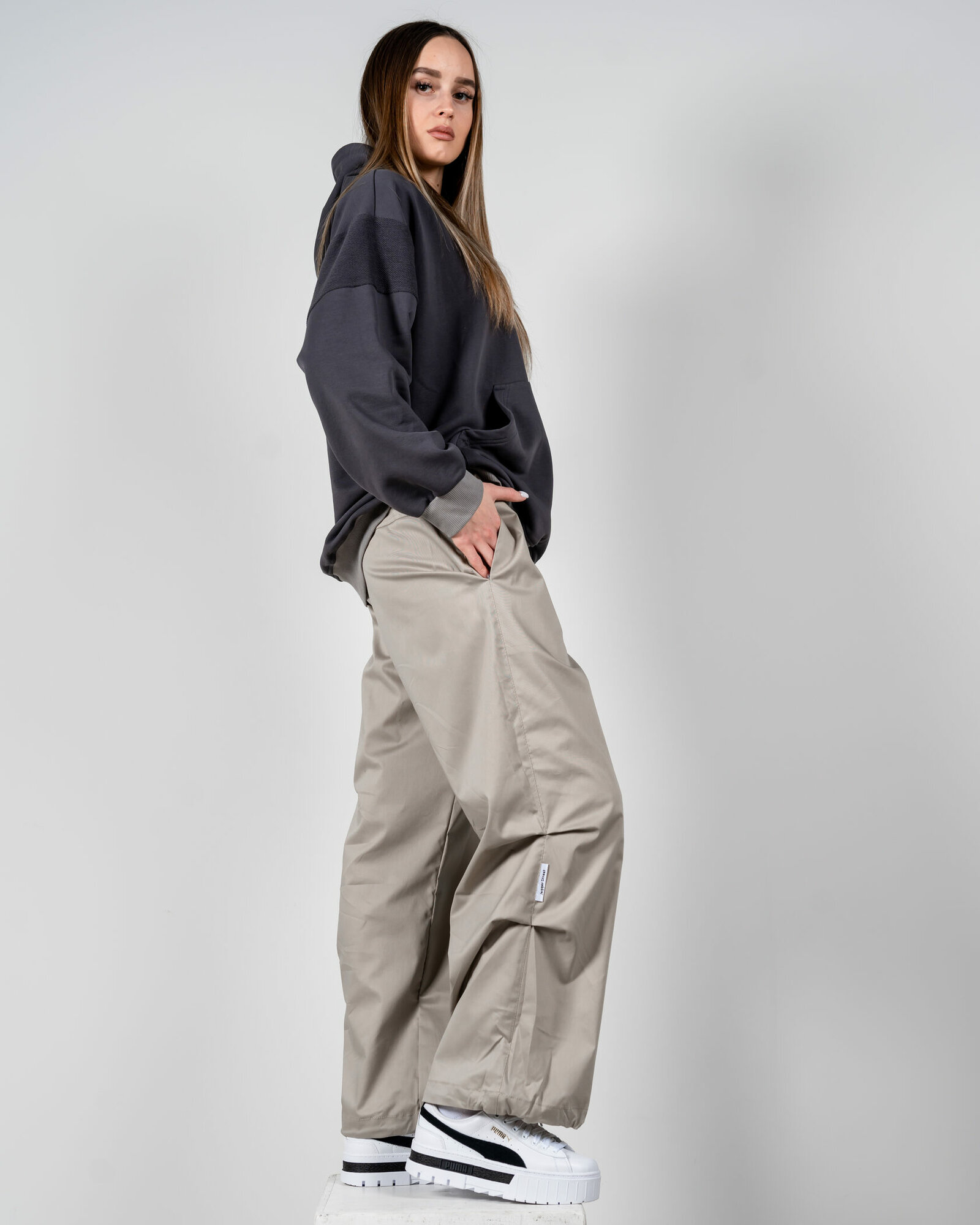 Брюки карго Jogger Street, размер xxs, серый — фото 1