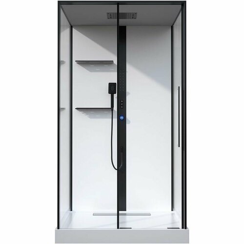 Душевая кабина Black & White G8037 белый, черный