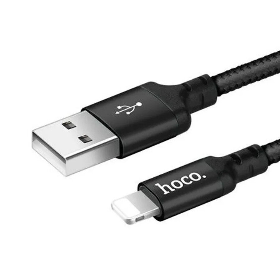Кабель HOCO Lightning - USB для быстрой зарядки телефонов Apple, iPhone, iPad, AirPods, 2 м, 1,5А