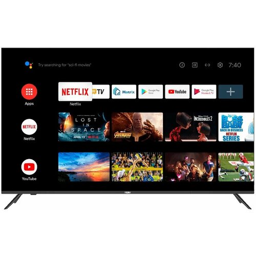 55 140 см LED-телевизор Haier 55 Smart TV S1 черный 79999₽