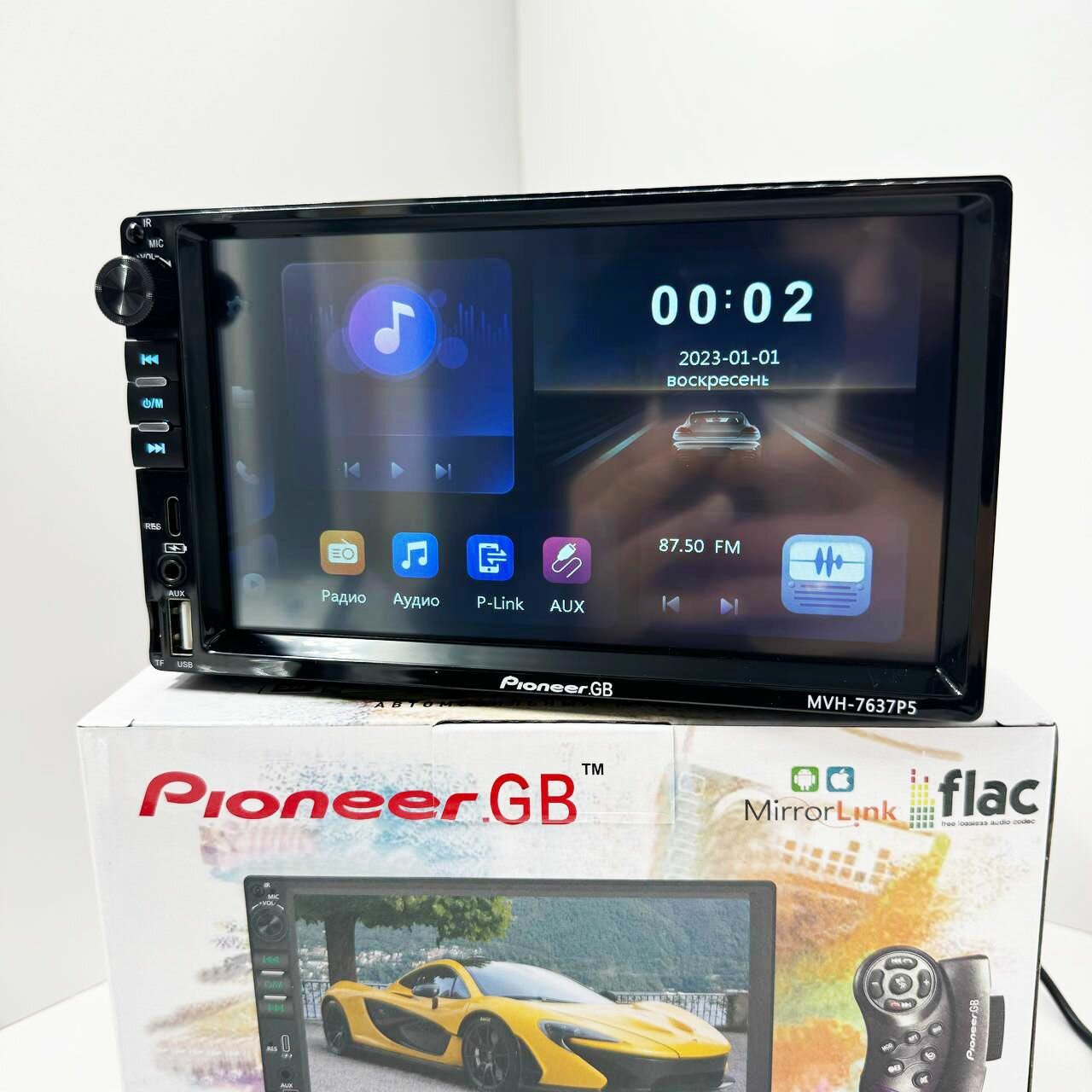 фото Автомагнитола 2 Din 7 дюймов / Магнитола в авто с блютуз + камера заднего вида