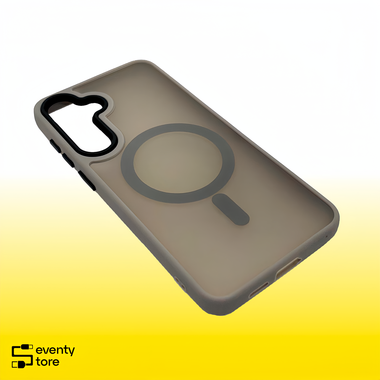 Чехол Grey Case, для Samsung S24 , серый, матовый, с поддержкой MagSafe — фото 1