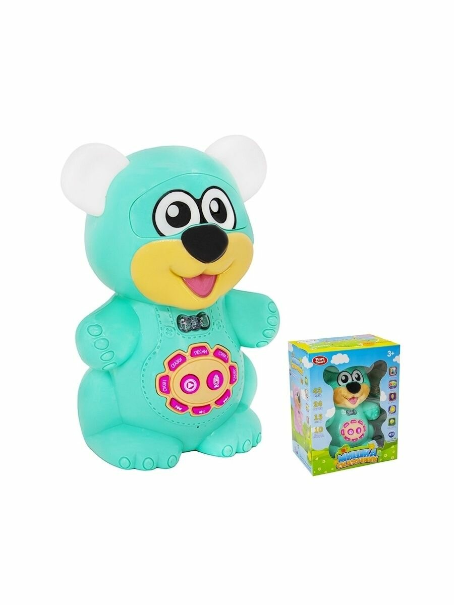 Развивающая игрушка Play Smart на батарейках, Сказочник Мишка, в коробке (380-25001BH)