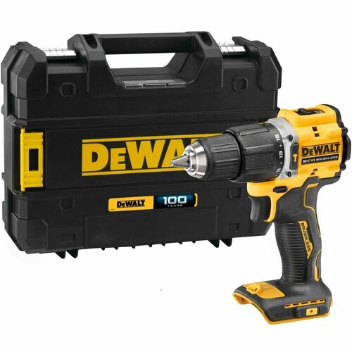 Аккумуляторная ударная дрель-шуруповерт DEWALT DCD100YNT 18В без АКБ и ЗУ в кейсе TSTAK 18900₽