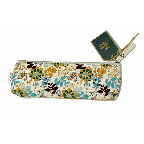 Стильный пенал на молнии Lejoys, серия Sustainable, хлопок-лён