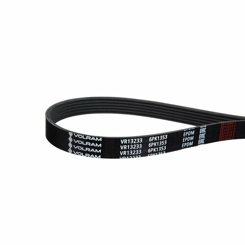 Ремень поликлиновой 6PK1353 для а/м FORD Focus, CITROEN Berlingo, PEUGEOT 206, VOLRAM VR13233