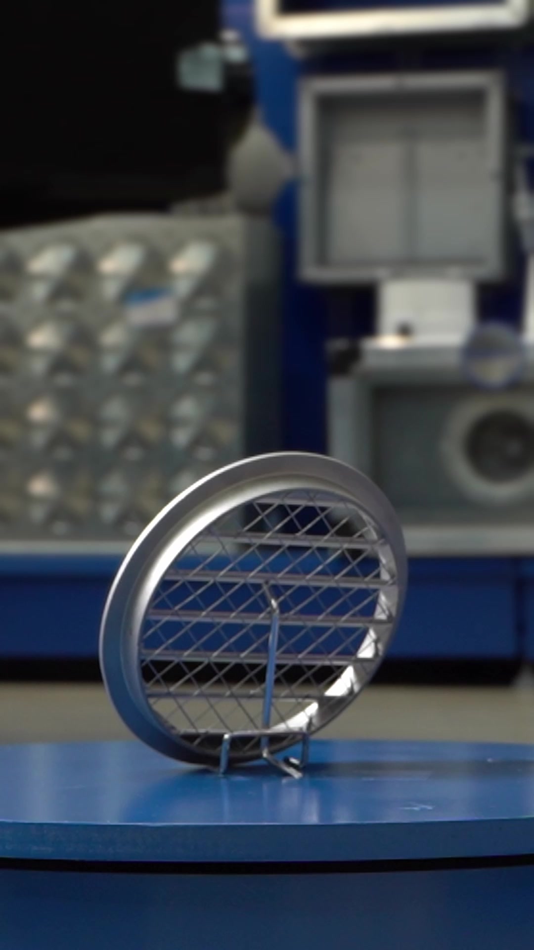 Вентиляционная решётка ровен RNal, круглая, встраиваемая, алюминий, диаметр канала 400мм — фото 1