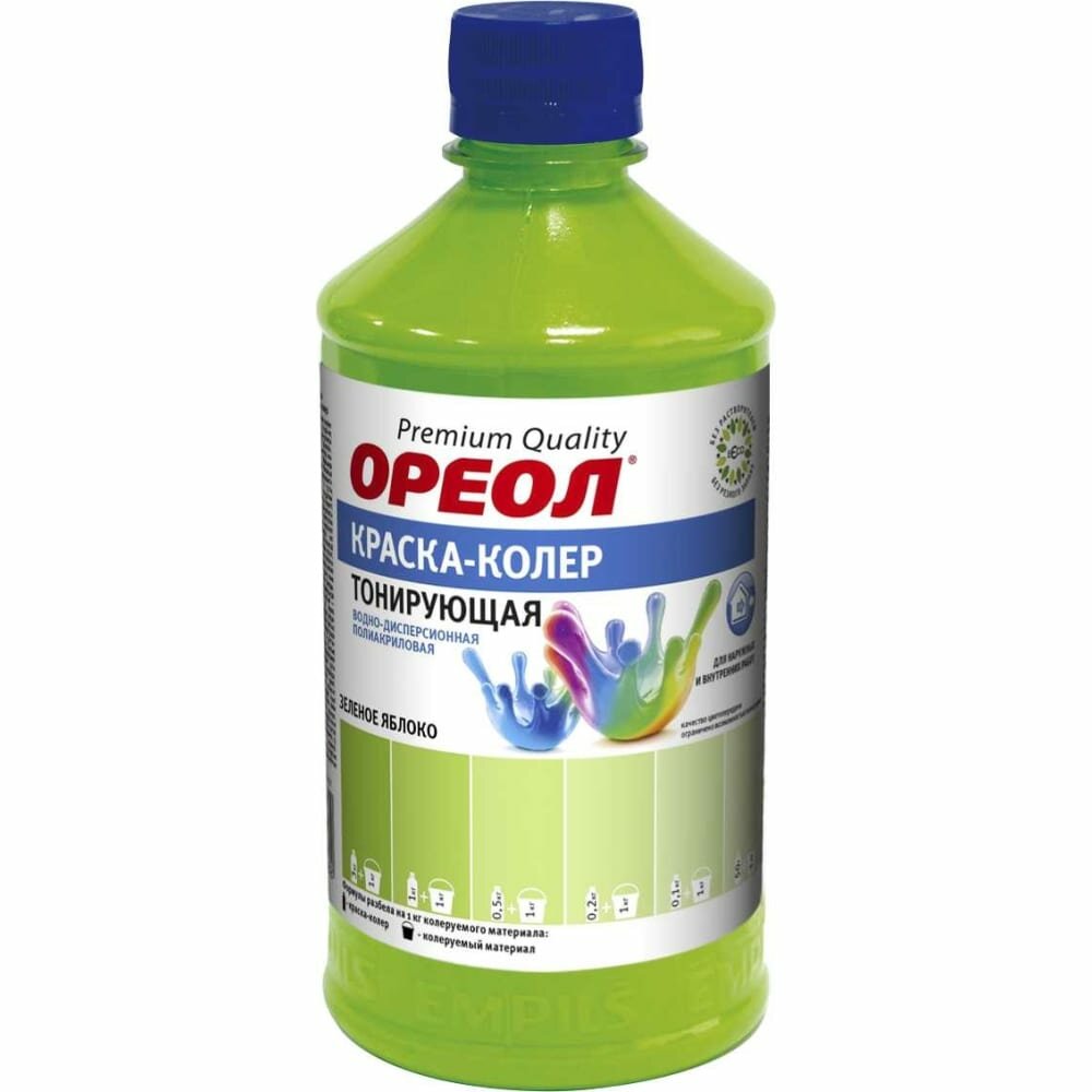 Тонирующая краска ореол Колер