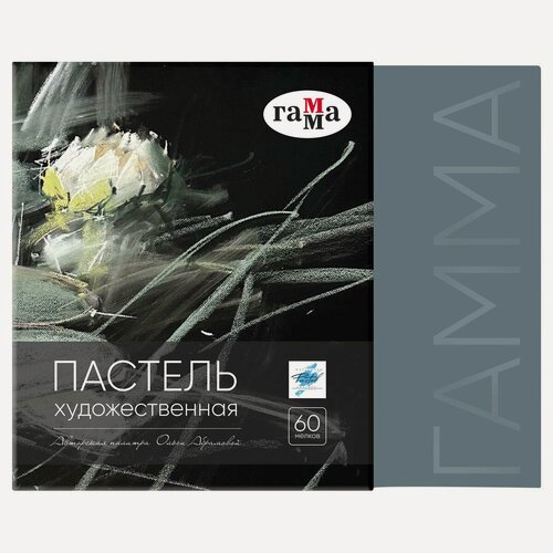 Изображение товара Пастель сухая художественная 60 цветов Гамма, палитра О. Абрамовой, картон. упаковка (108202360), 4 уп.