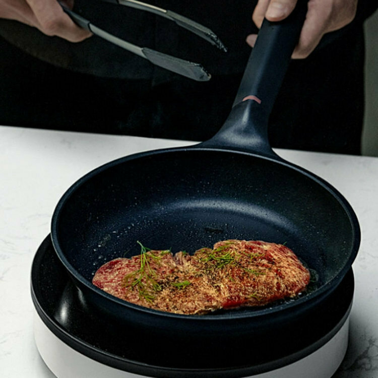 Сковорода Xiaomi HuoHou Teflon Platinum Plus Non-Stick Pan, 24см, без крышки, черный [hu0070] - фото №6