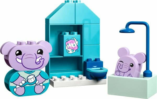 Lego 10413 Duplo Распорядок дня: Время принятия ванны