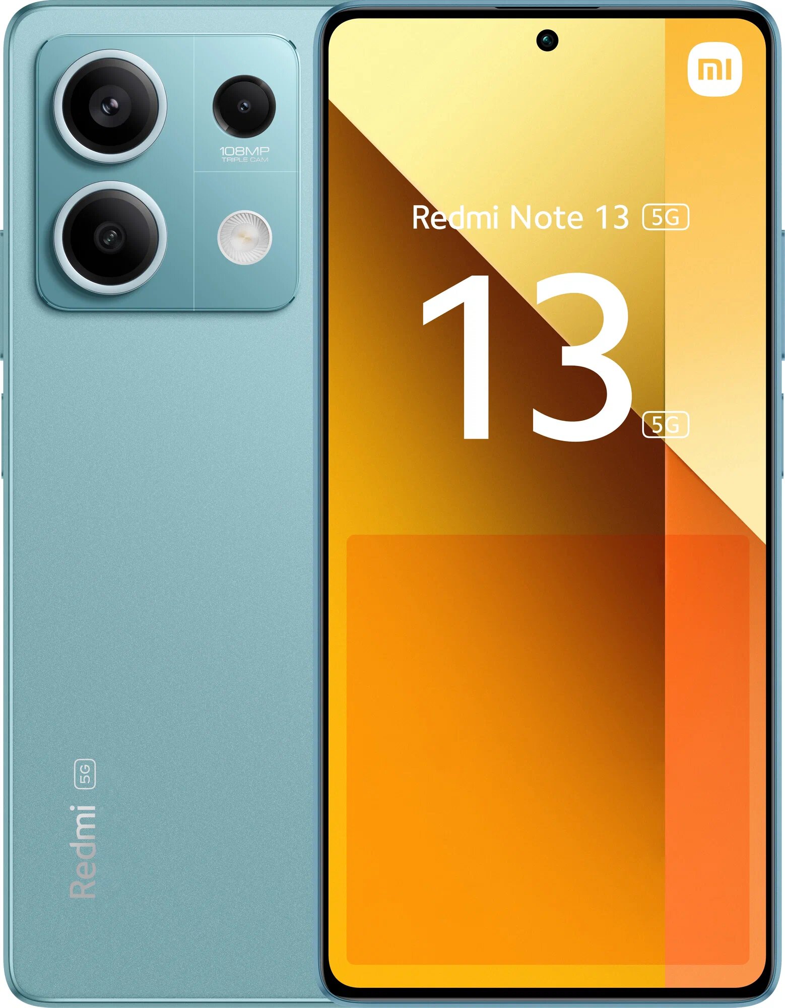 Смартфон Xiaomi Redmi Note 13 5G 6/128 ГБ Global, Ocean Teal, бирюзовый