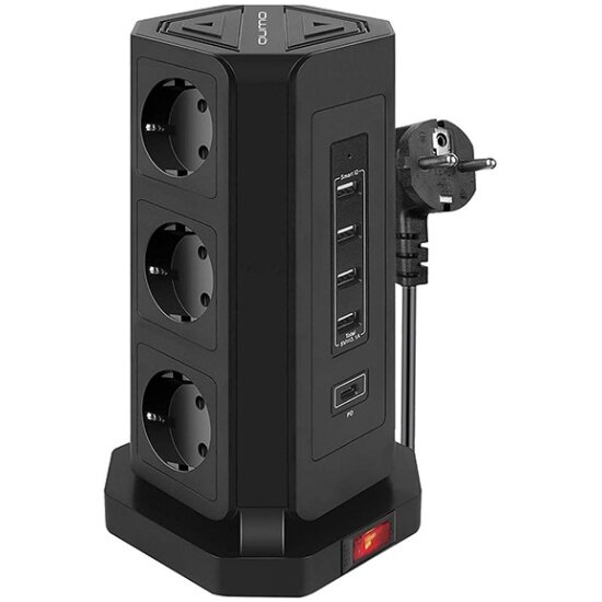Qumo Power Tower Pro PD 8SP4U P-0004 9 Sockets 2m 42086