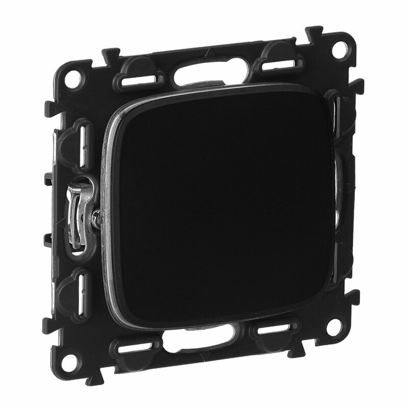 Legrand Valena ALLURE DIY Антрацит Выключатель 1-клавишный 10А 250В 1 шт.