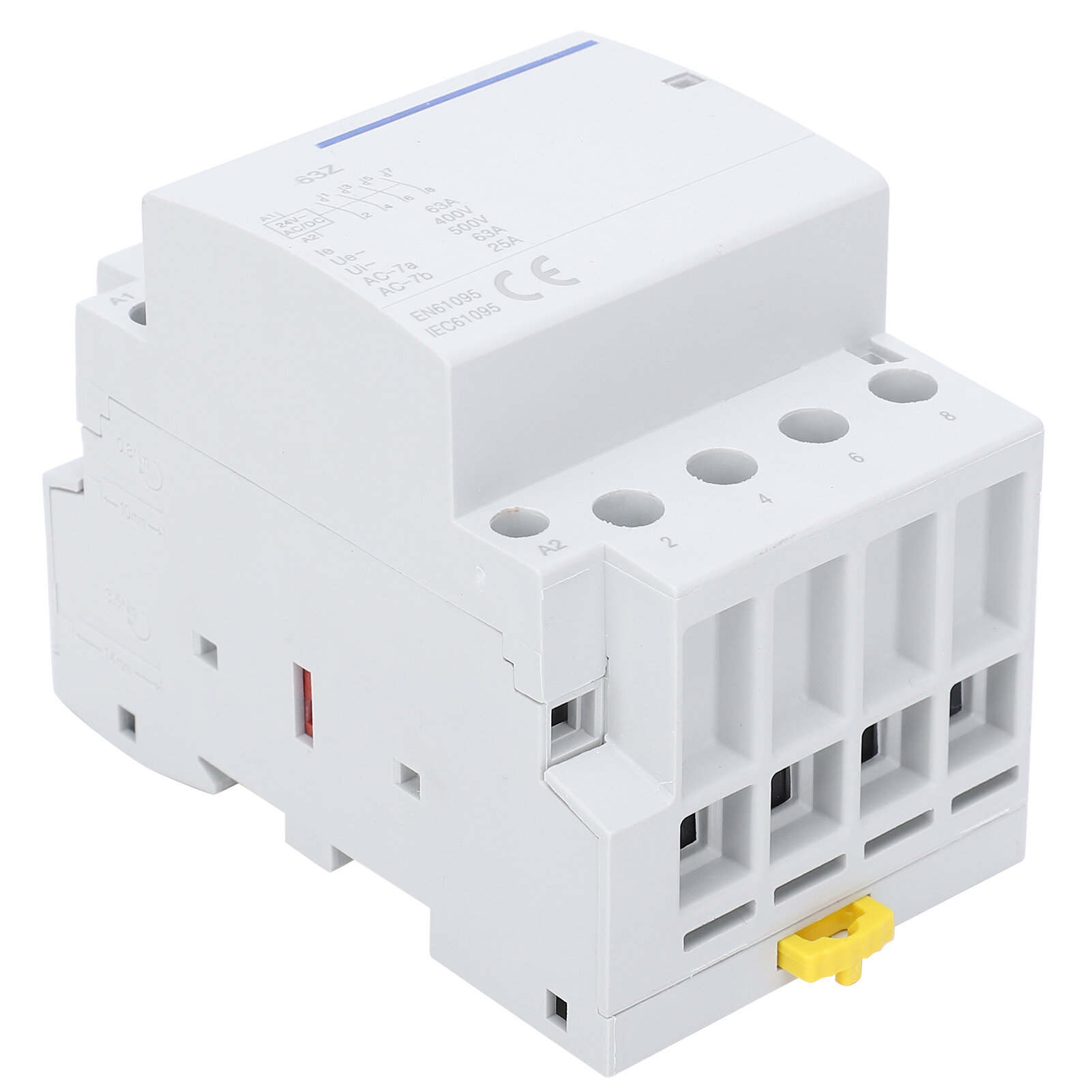BCH8 63 4NO HOVENTAGE Conttctor 63A 400V AC/DC Электронная модульная катушка/DC 24V