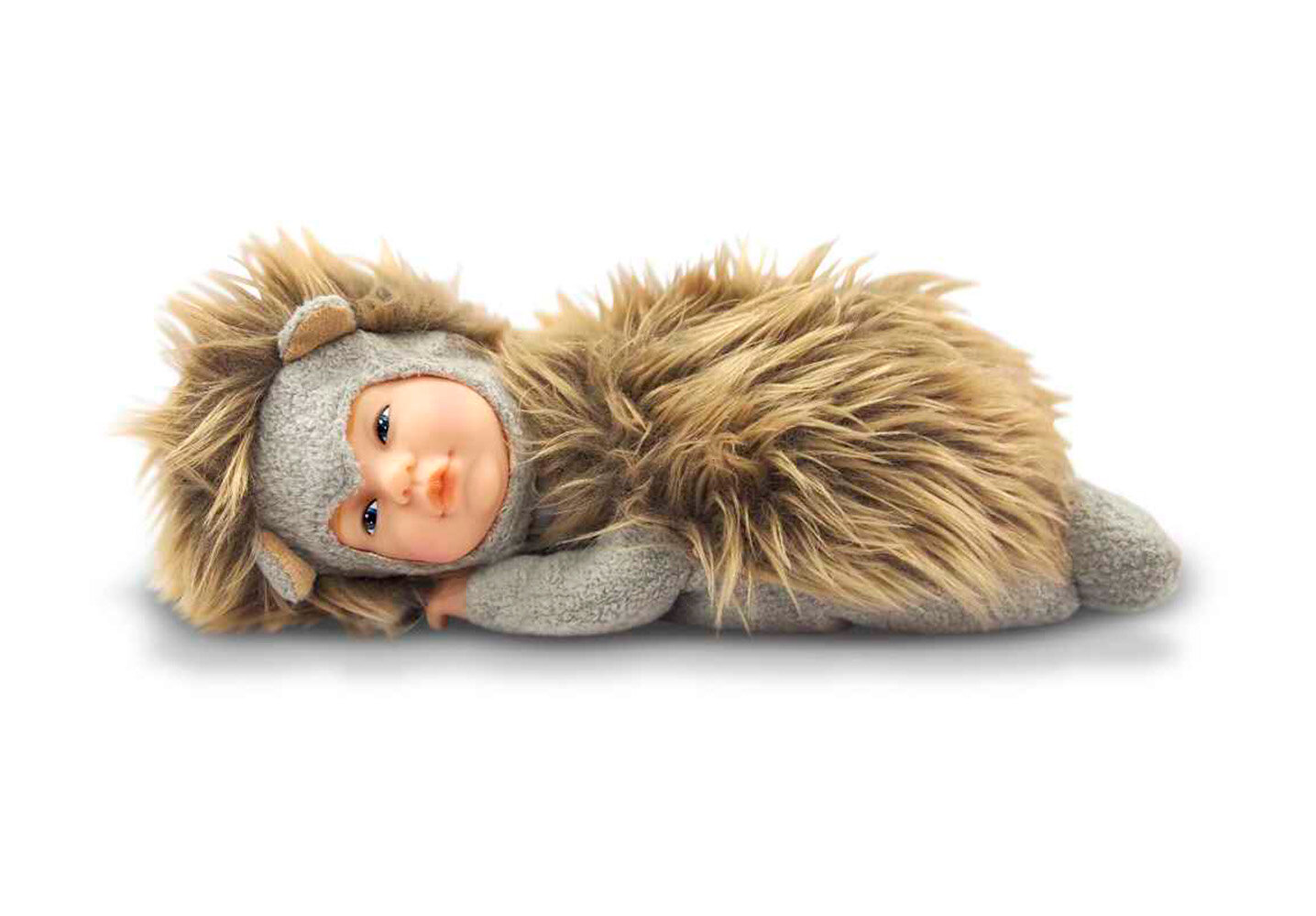 Пупс мягконабивной коллекционный Anne Geddes "Ежик" 23 см