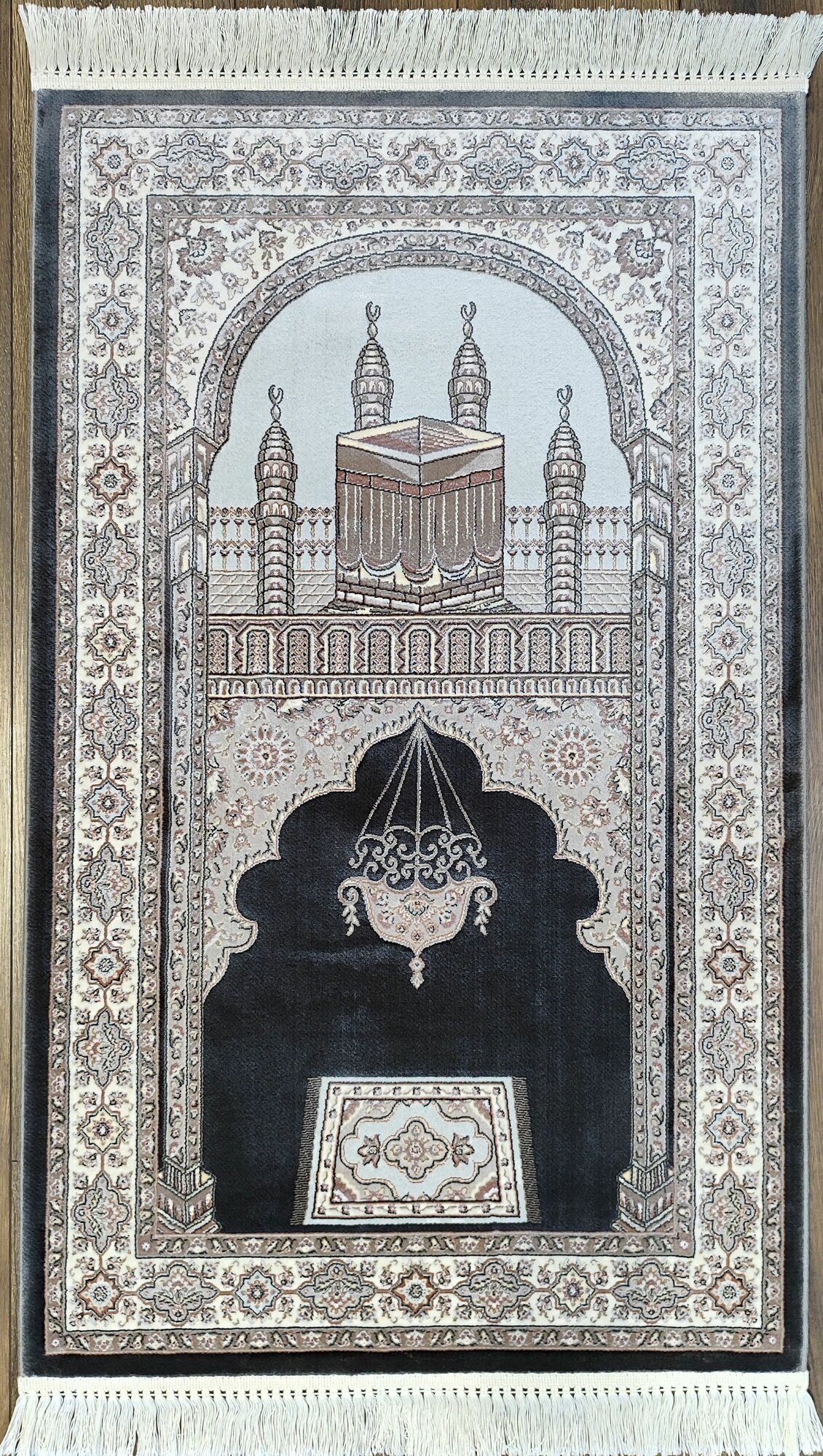 Молитвенный коврик Roger Vanden Bergh Namaz, хлопок, бамбук, 0,67x1,1 м — фото 1