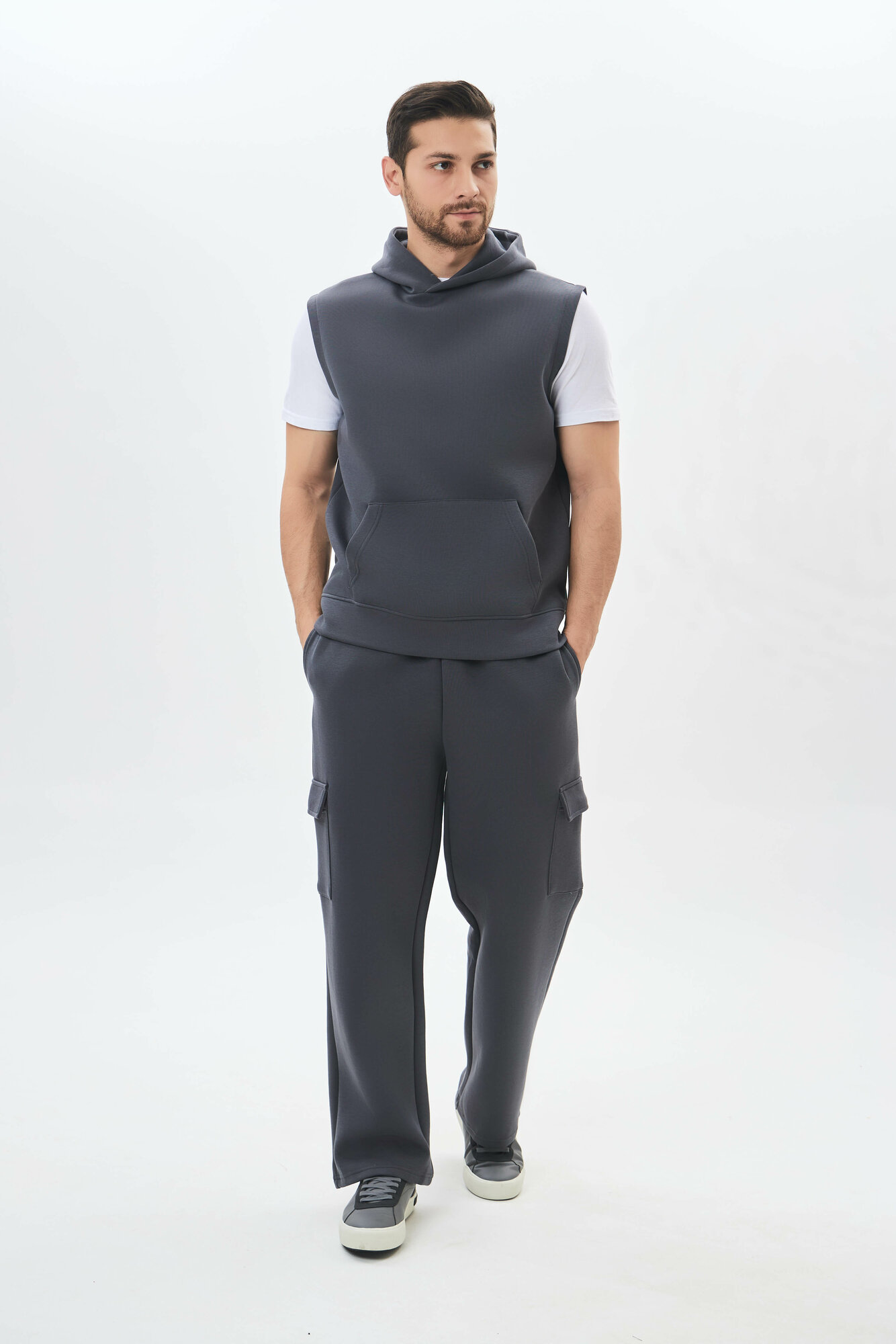 Толстовка TERRA PRO, размер M, , dark grey