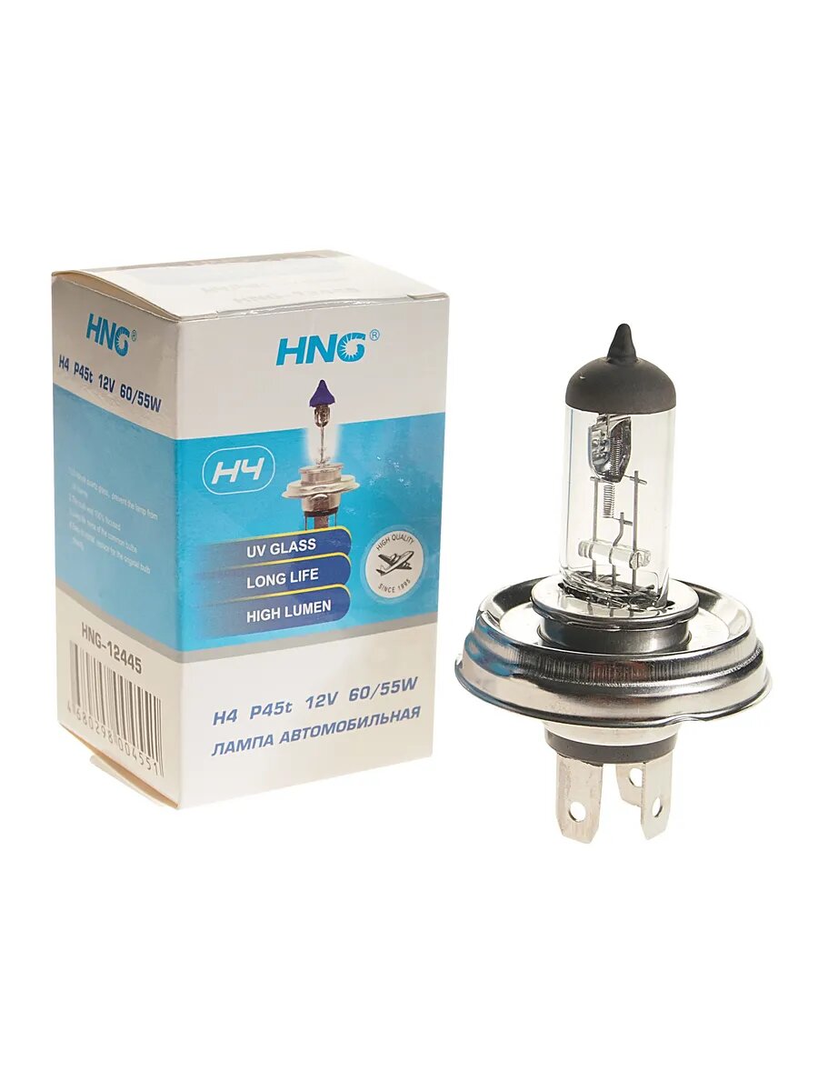 Лампа автомобильная H4 60/55 P45t 12V HNG