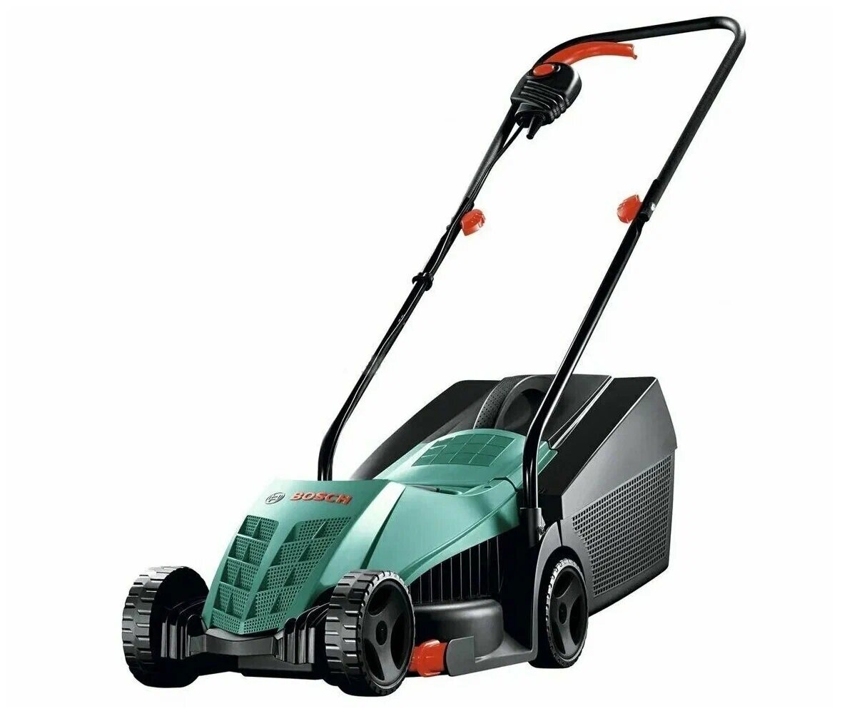 Газонокосилка BOSCH Rotak 320 06008A600A, электрическая, складные ручки