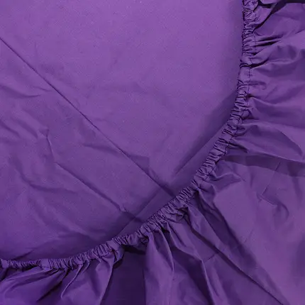 Простыня LINENS "Фиолетовая", ранфорс 100%, 2-спальная, 180х200х25 см — фото 1