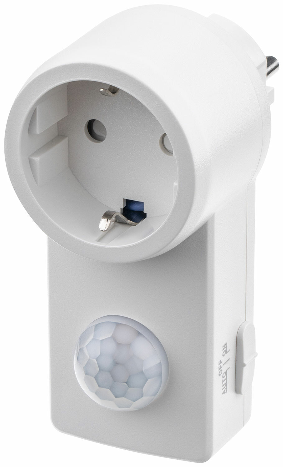 Датчик движения интегрируемый розеточный Duwi DDSS-01 180° 10-420 с 2-6 м 1200 Вт IP20 белый (25827 8)