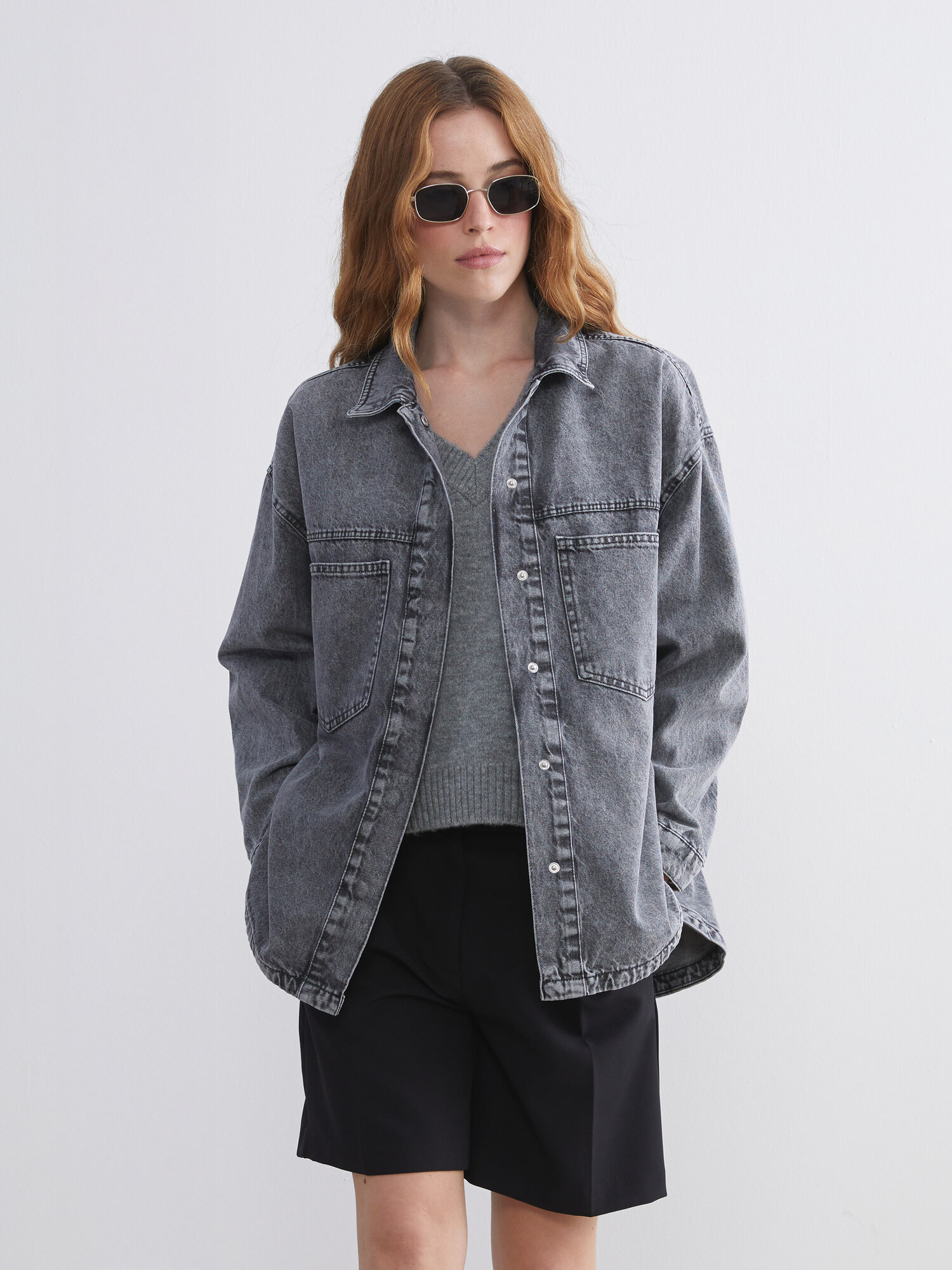 Куртка джинсовая LC Waikiki размер M anthracite