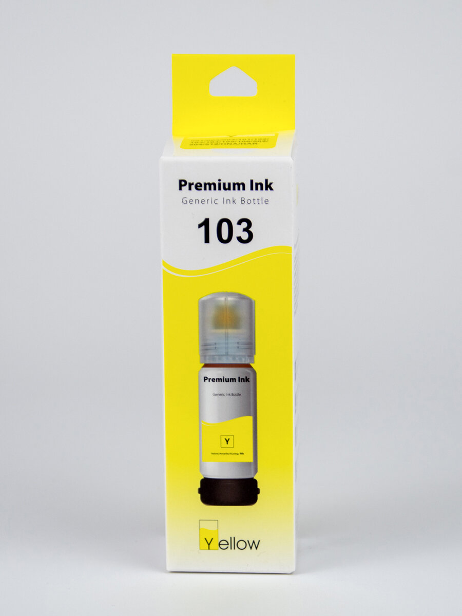 Чернила Premium Ink Dye 103 Yellow, водорастворимые, для принтеров Epson — фото 1