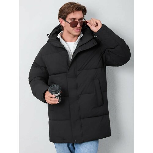 фото Ветровка kingso mens, размер 52, серый, черный