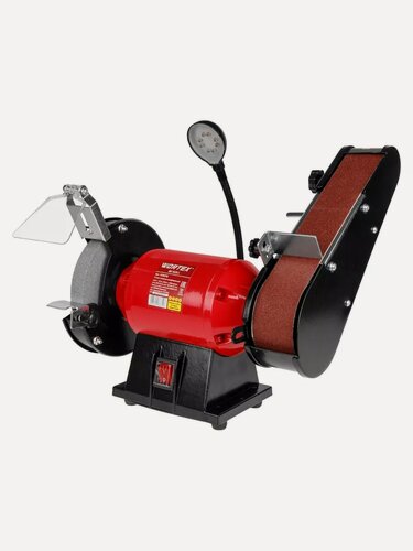 Изображение товара Станок точильно-шлифовальный WORTEX BG 1535 L ,150 мм, лента 685х50 мм, подсветка(1319379)