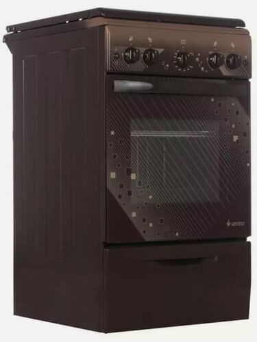 Изображение товара Газовая плита Gefest 5100-02, с духовкой, 4 конфорки, газ-контроль, цвет коричневый