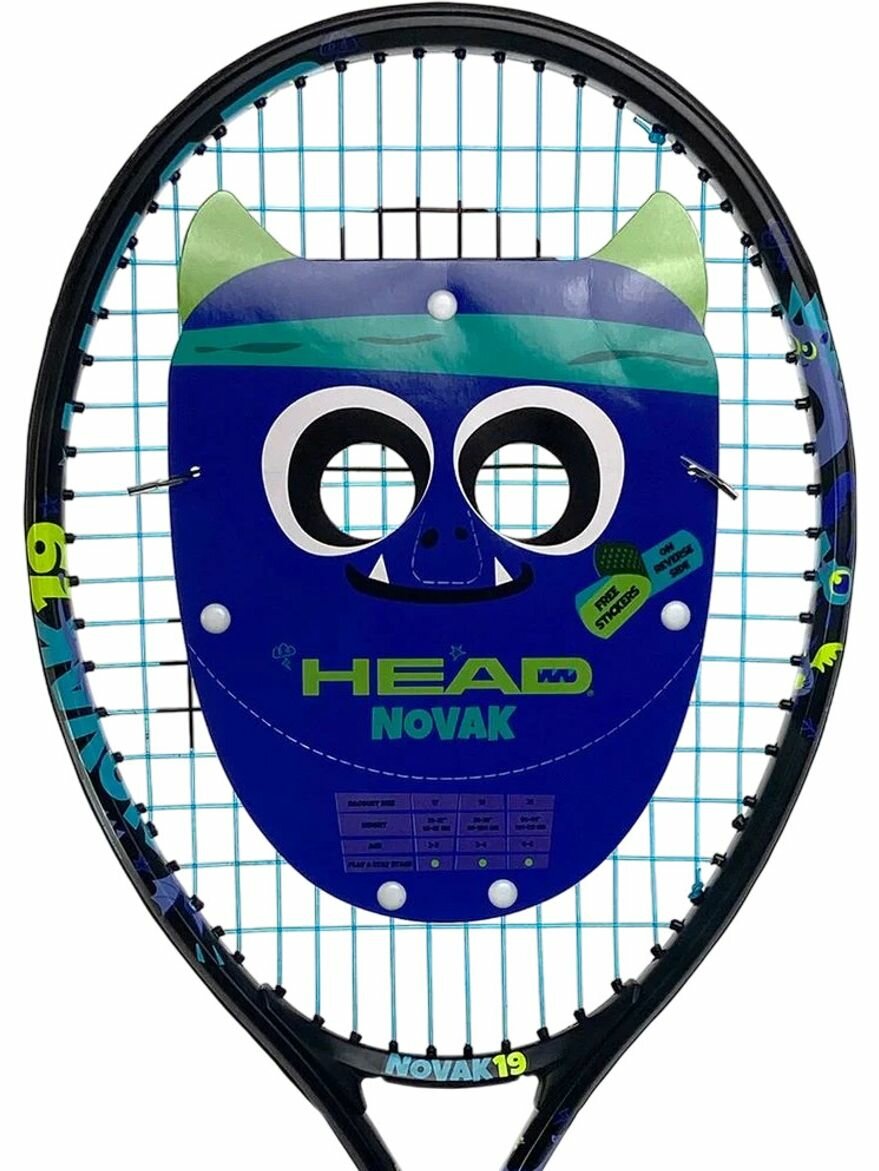 Ракетка Head Novak 19 черный Композитный материал 235034SC05 — фото 1