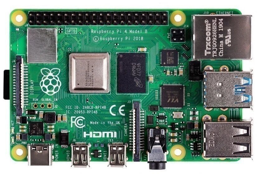 Одноплатный компьютер Raspberry Pi 4 Model B 2Gb (RA502)