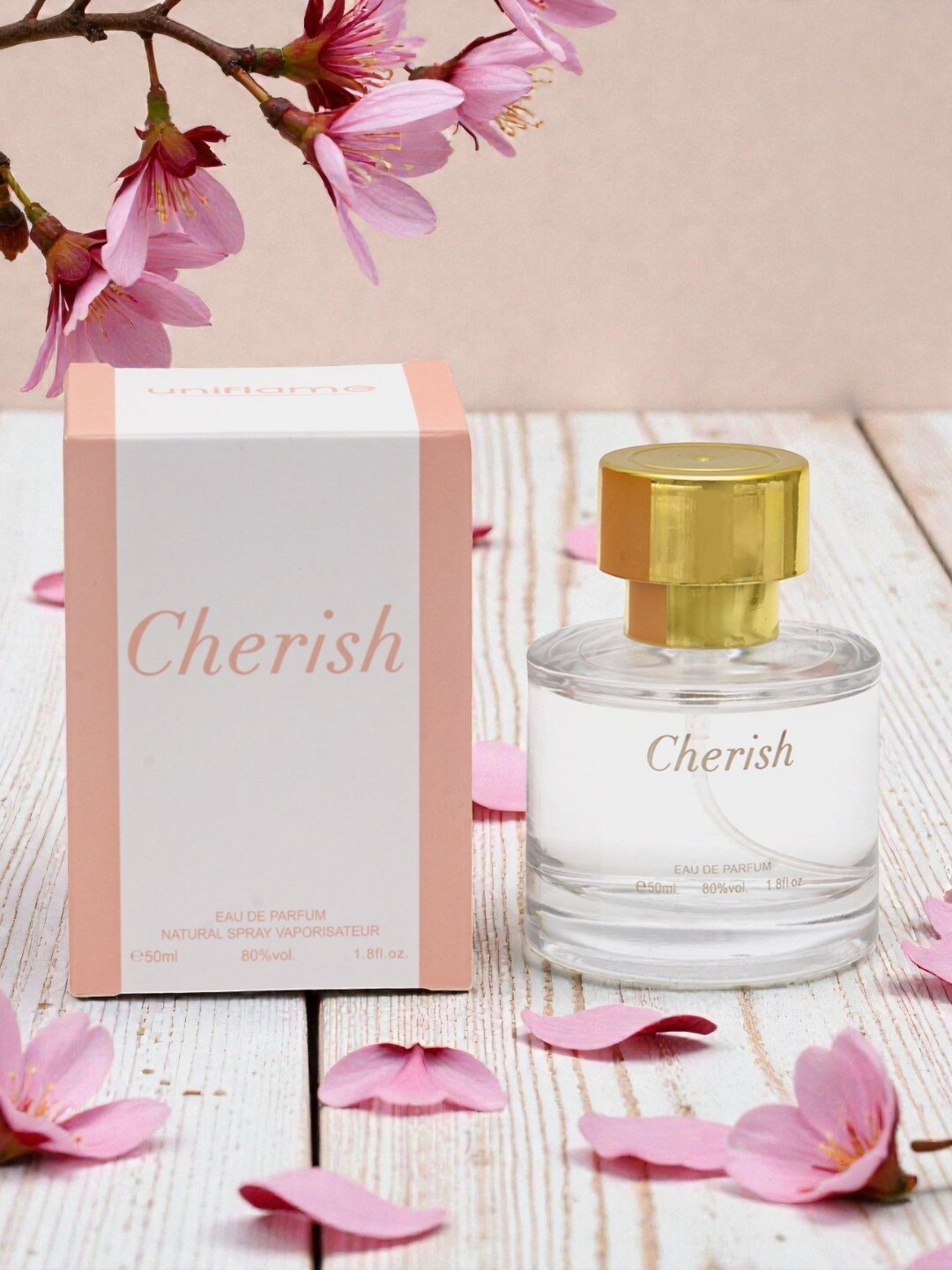 Парфюмерная вода Cherish, женская, цветочная, аромат, флакон 50мл