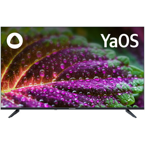 43 Телевизор Accesstyle 4K Ultra HD на платформе YaOS, U43EY1500B, черный