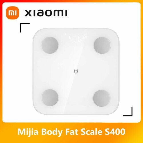Умные весы Xiaomi Smart Body Fat Scale S400 умные весы xiaomi yunmai smart body fat scale balance eac черный m1690