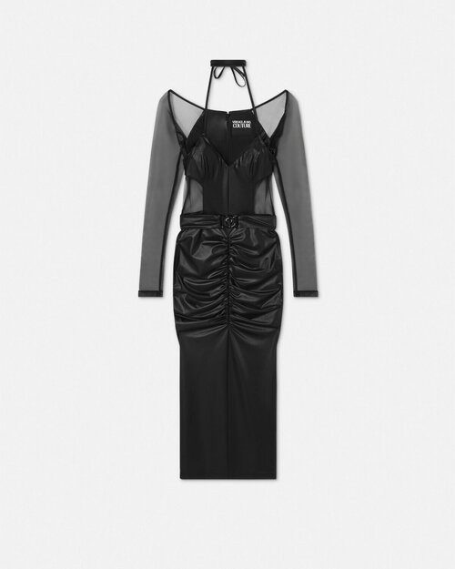 Платье Versace Jeans Couture, размер 38, черный
