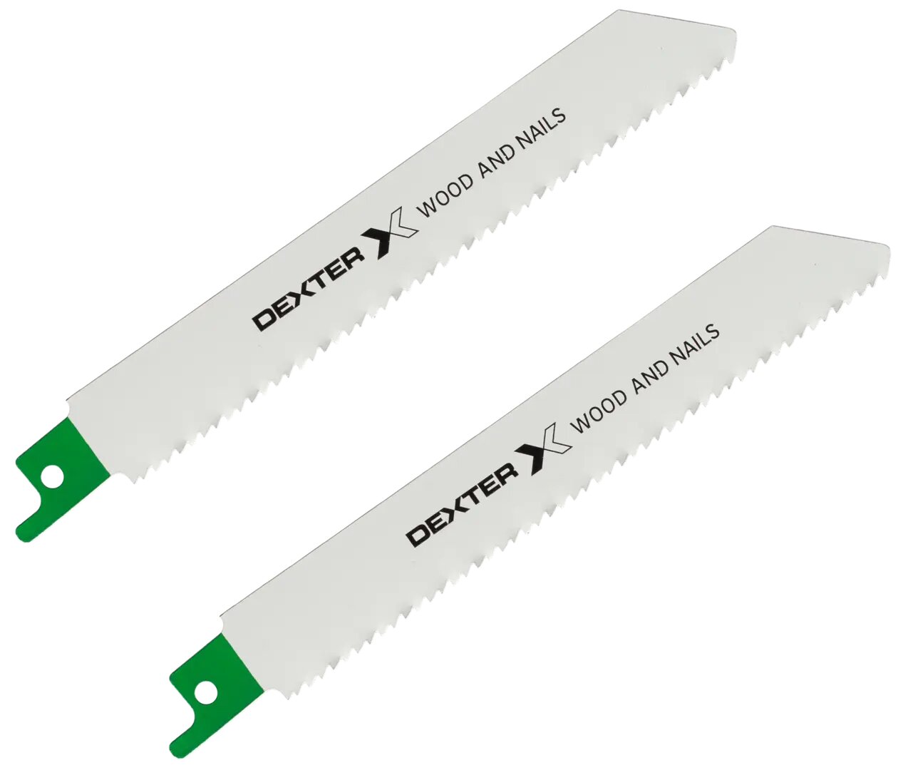 фото Полотно для сабельной пилы по дереву с гвоздями Dexter HL-33 150 мм, 2 шт.