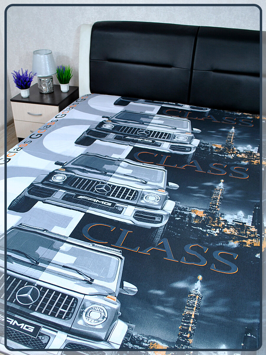 фото Детская простыня поплин Арт-дизайн статус 150х210