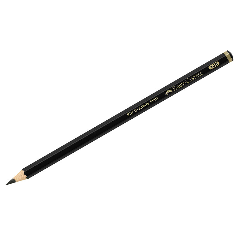 Карандаш ч/г матовый Faber-Castell "Pitt Graphite Matt" 14В заточен