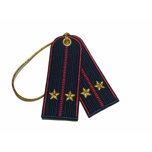 Вышитый брелок-погоны Лейтенант Полиции