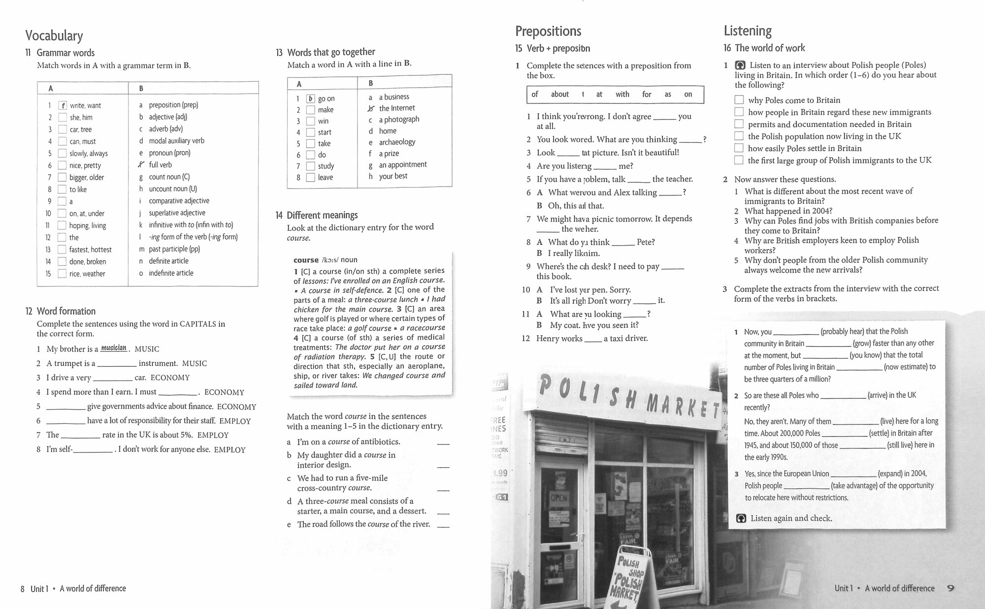 New Headway Intermediate Workbook with key - фото №3