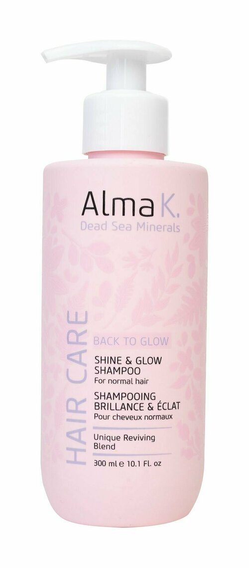 Увлажняющий шампунь для восстановления естественного сияния и блеска волос / Alma K. Shine & Glow Shampoo