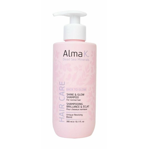Увлажняющий шампунь для восстановления естественного сияния и блеска волос / Alma K. Shine & Glow Shampoo