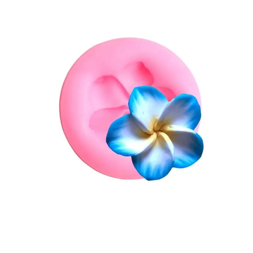 силиконовый молд подстаканник цветок 10х10см Силиконовый молд Плюмерия цветок