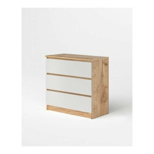 Комод Охта 80013_770804404 Дуб ВотанБелый гладкий 5809₽