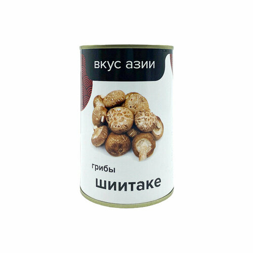 Вкус Азии Грибы консервированные Шиитаке, 400 г