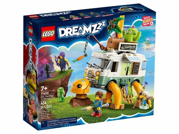 Конструктор LEGO DREAMZzz Фургон-черепаха миссис Кастильо 71456